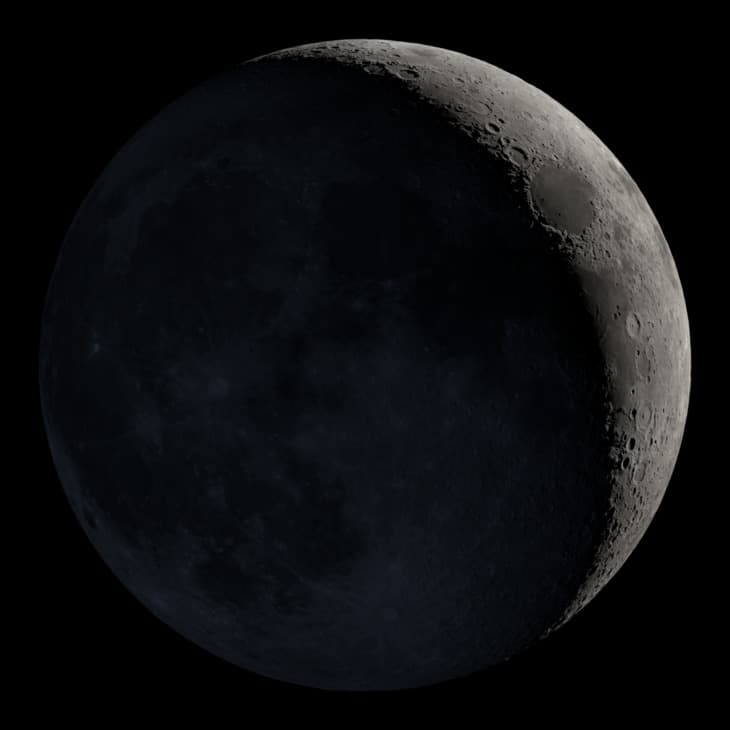 Lua 15% iluminada